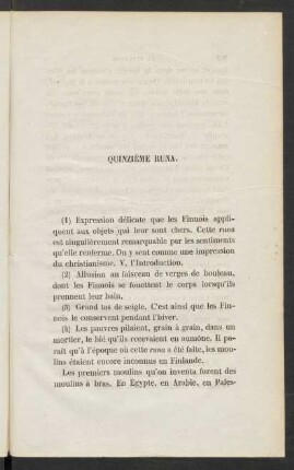 Quinzième Runa.