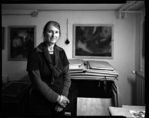 Britta Kayser (*1943 in Stankt Pölten/Österreich), Malerin; Steina bei Pulsnitz