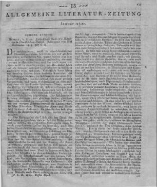 Sailer, S.: Schriften im Schwäbischen Dialekte. Gesammelt v. S. Bachmann. Buchau: Kuen 1819
