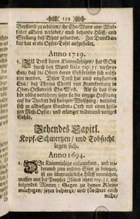 159-166, Zehendes Capitl