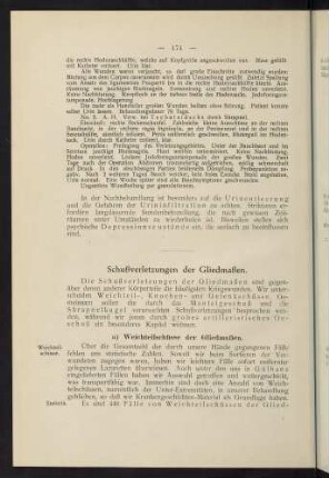 174-185, a) Weichteilschüsse.