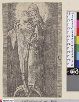 [Madonna mit Kind in einer Nische; The virgin with child in the niche]