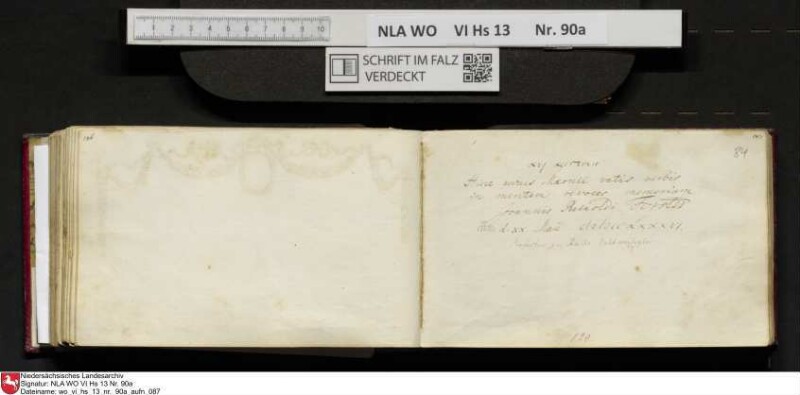 Stammbuch des Ernst Philipp Ludwig Zellmann (1763-1795) aus
                           Braunschweig