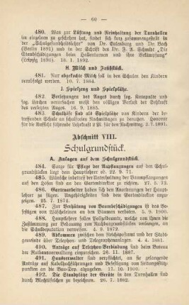 Abschnitt [XIII]. Schulgrundstück