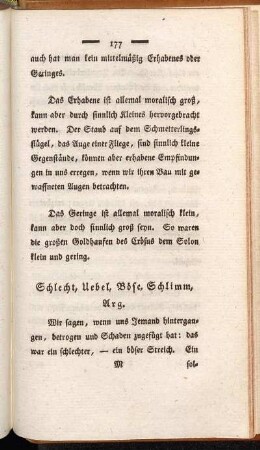 Schlecht, Uebel, Böse, Schlimm, Arg.