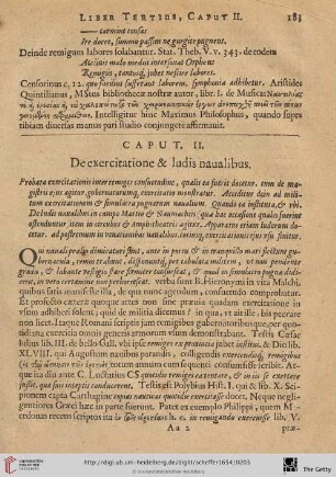Caput II: De exercitatione & ludis naualibus