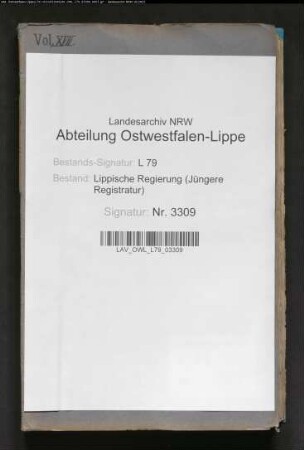Anpflanzung und Nutzung von Bäumen an den Chausseen, Band 17