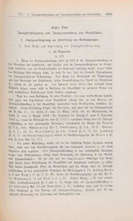 Erster Titel. Zwangsversteigerung und Zwangsverwaltung von Grundstücken