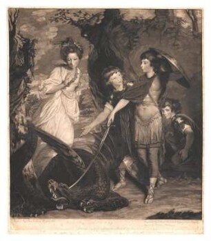 Francis Russell, Duke of Bedford mit seinen Brüdern und Miss Vernon