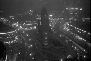 Berlin: Vom Planetarium-Kaffee im Europa-Center auf Breitscheidplatz mit Gedächtniskirche