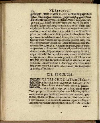 XII. Seculum.