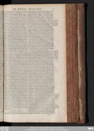 Caput III. De divisionibus bonorum operum.