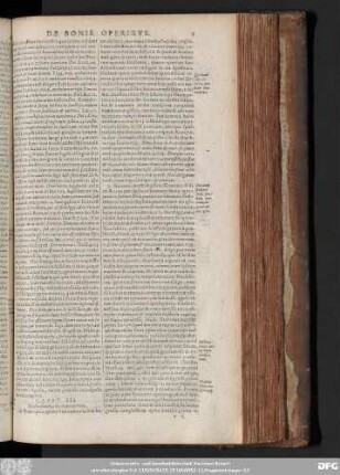 Caput III. De divisionibus bonorum operum.