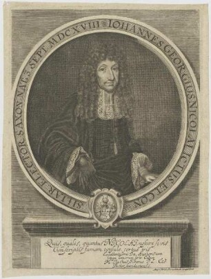 Bildnis des Iohannes Georgius Nicolai