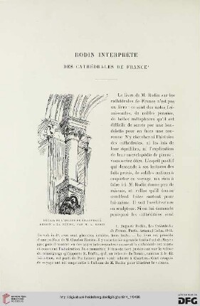 4. Pér. 11.1914: Rodin interprète des cathédrales de France