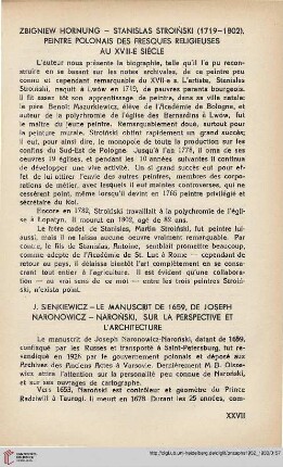 1: Stanislas Stroiński (1719 - 1802), peintre polonais des fresques religieuses au XVIII-e siècle