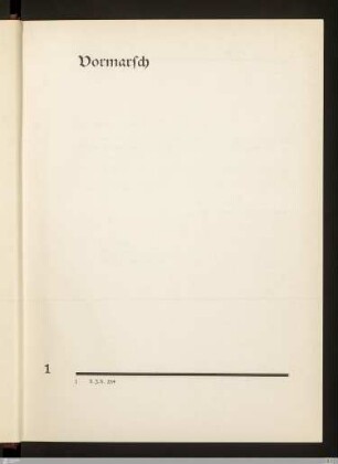 Vormarsch