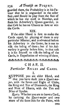 Chap. II. Particular Rules and Cases.