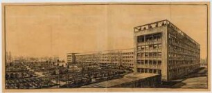 I.G.-Farben, Frankfurt/Main Verwaltungsgebäude: Perspektivische Ansicht
