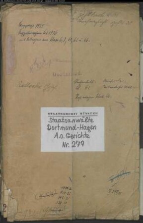 Landfriedensbruch (Plünderungen usw. in Hamm am 3.- 4.7.1919) Rellecke, Josef