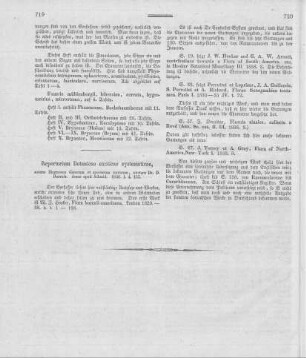 Repertorium Botanicae exoticae systematicae, sistens Diagnoses Generum et specierum novarum / auctore Dr. D[avid] Dietrich. - Jenae : Schmid. - [Bd.] I, 1840