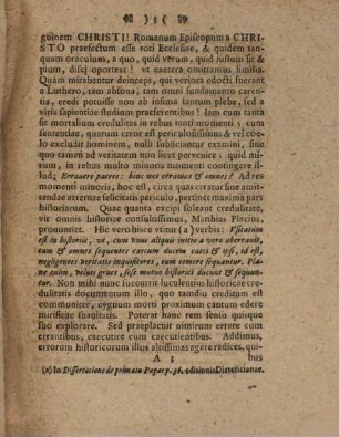Diss. de origine vera traditionis falsae de Ioanna Papissa