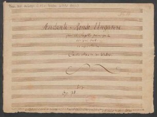 Andante e Rondo ungarese; fag, orch; J 158; WeV N.7b; op.35
