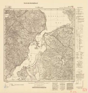 2096 (alte Nr.: 727) Goldensee, Meßtischblatt (4cm - Karte)