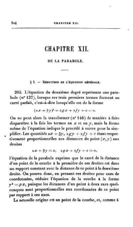 Chapitre XII. De la Parabole.