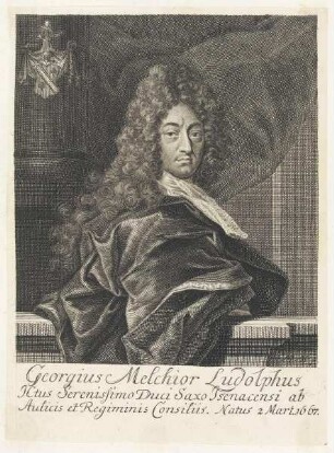 Bildnis des Georgius Melchior Ludolphus