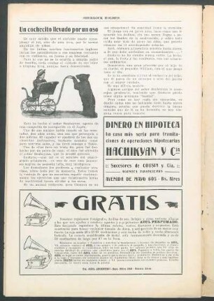 Un cochezito llevado por un oso