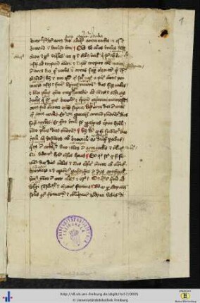 [1r - 9r] Johannes de Sacrobosco: De sphaera (hinterer Teil).