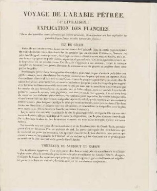 (4E Livraison) Explication des Planches