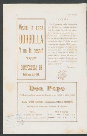 La cabra