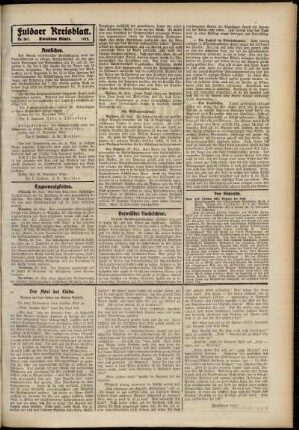 Zweite Ausgabe vom Donnerstag, den 21. November 1912.