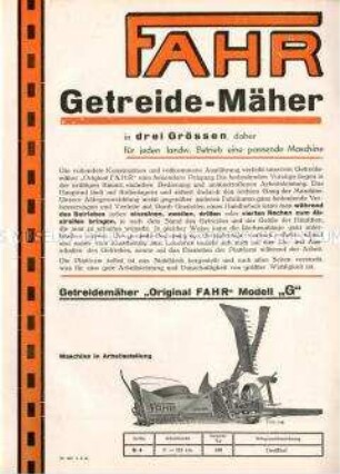 Getreide-Mäher