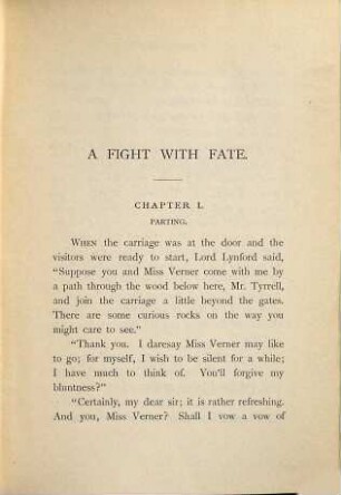 A fight with fate, 2