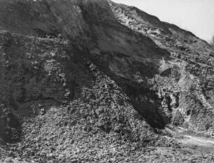 In der Sandgrube : Blick in einen Sandtagebau