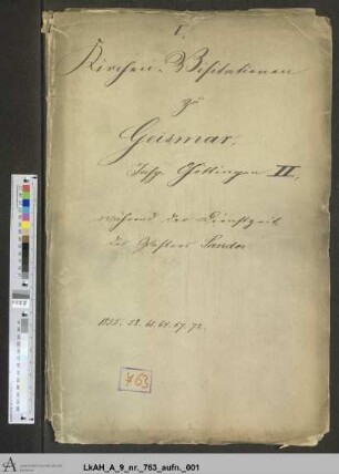 Geismar: Visitationsakten