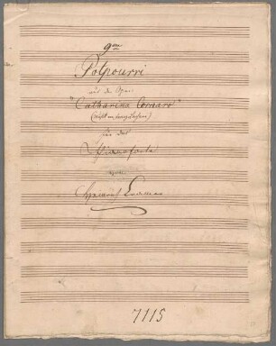 Potpourris - pf. - BSB Mus.Schott.Ha 7203-2