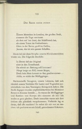 VII Die Reise Nach Innen