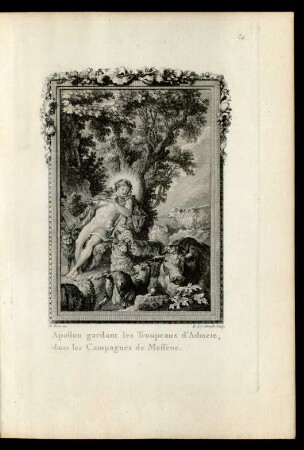 Apollon gardant les Troupeaux d'Admete, dans les Campagnes de Messene.