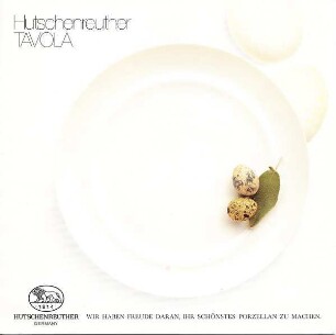 Produktprospekt "Hutschenreuther / Tavola"
