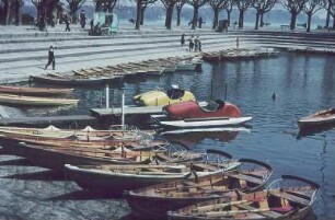 Konstanz. Gondelhafen mit Booten