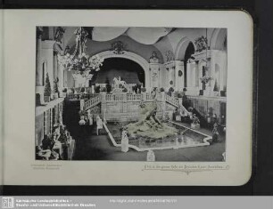 Blick in die grosse Halle der Deutschen Kunst-Ausstellung