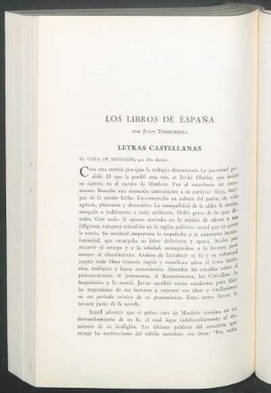 Letras castellanas