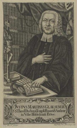 Bildnis des Justus Martinus Glaesener
