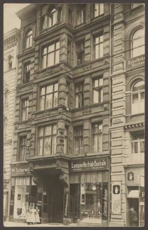 Ansichtskarte Lampenladen, Kochstraße