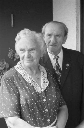 Diamanthochzeit der Eheleute Franziska und Willibald Stolle