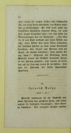 10. Heinrich Raspe. (1246-47)